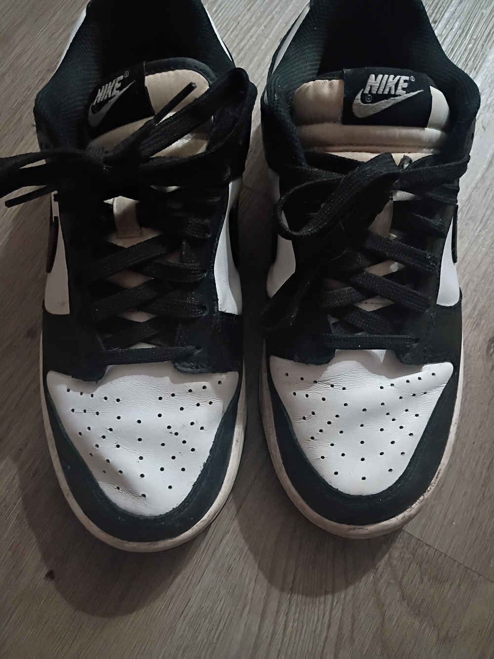 Nike women's Black & White Low-Top Sneakers